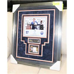 CONNOR MCDAVID VERY RARE #'D ROOKIE JERSEY