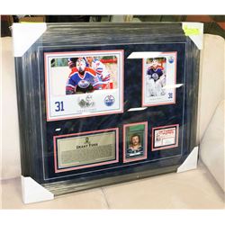 20"X24" FRAMED GRANT FUHR WITH ITG 2012-13 CARD