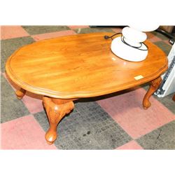 WOOD COFFEE TABLE 25X46X16