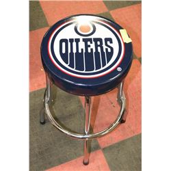 OILERS BAR STOOL