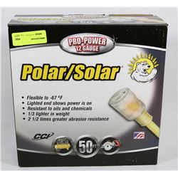 50FT 12 GAUGE POLAR SOLAR EXTENSION CORD
