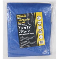NEW 10' X 12' UTILITY TARPAULIN