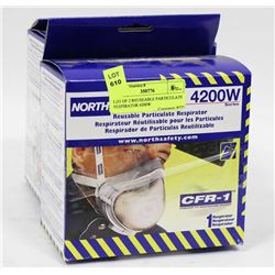 LOT OF 2 REUSABLE PARTICULATE RESPIRATOR 4200W