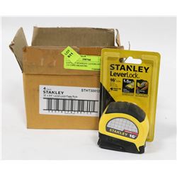 LOT OF 5 STANLEY LEVERLOCK 16X 3/4 TAPE MEASURE