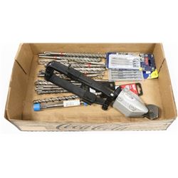 FLAT OF JIG SAWS, DRILL BITS, AND MALCO TDHS DRILL