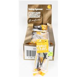 LOT OF 12 CARHARTT SAFETY EYEWEAR