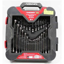 HUSKY 34PC COMBINATION WRENCH SET.
