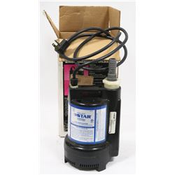 STAR 1/4 HP SUBMERSIBLE UTILITY PUMP