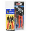 Image 1 : PAIR OF PLIERS ONE IS 4IN1 SNAP RING AND  SECOND