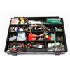 Image 1 : STORAGE TRAY FILLED WITH ELECTRICAL ACCESSORIES
