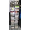 Image 1 : CD RACK WITH OVER 100 CDS