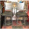 Image 1 : LEATHER SEAT BAR STOOLS
