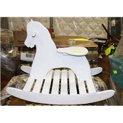 WOOD ROCKING HORSE