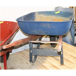 HEAVY DUTY BLUE WHEEL BARROW