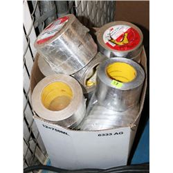 BOX OF ASSORTED FOIL TAPE