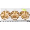 Image 1 : THREE DEPRESSION GLASS CANDY DISHES