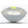 Image 1 : PEARLESCENT UNDER TONED GREY DECORATIVE BOWL.