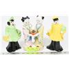 Image 1 : THREE VINTAGE ORIENTAL FIGURE