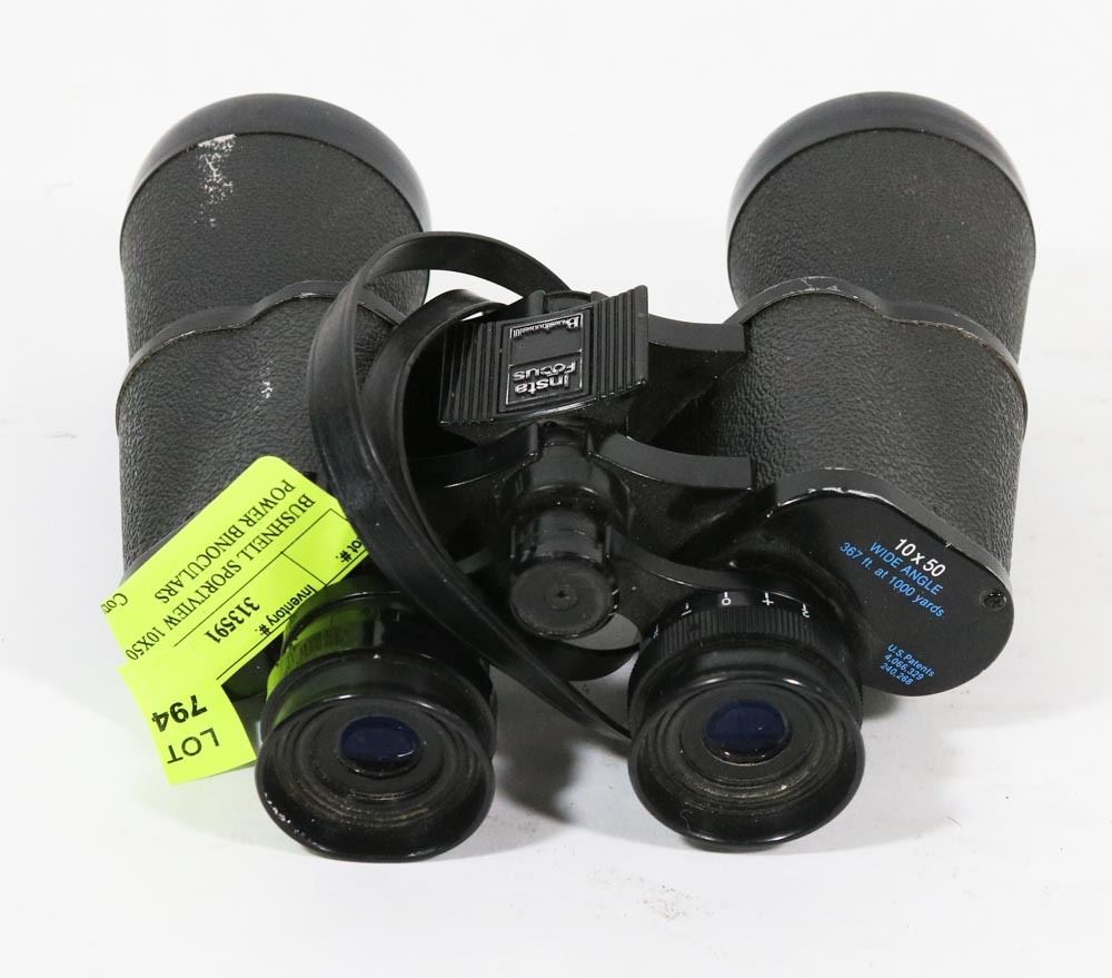 BUSHNELL SPORTVIEW 10X50 POWER BINOCULARS