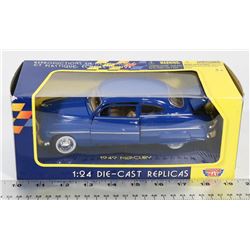 NEW MOTOR MAX 1:24 1949 MERCURY DIECAST MODEL