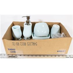 SET OF SHOWHOME BATHROOM ACCESSORIES