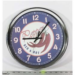 RED & HOT CHILI PEPPER BAND COLLECTIBLE CLOCK