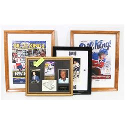 LOT OF 4 HOCKEY PICTURES 2 SIGNED