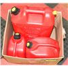Image 1 : BOX W/3 JERRY CANS - 20 L, 10 L & 5 L - AUTO