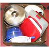 Image 1 : BOX OF HOUSEHOLD ITEMS INCL. DUAL