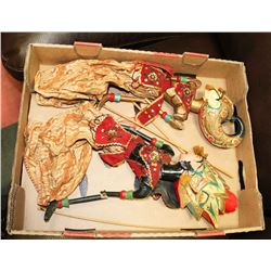 PAIR OF HANDMADE EAST INDIAN MARIONETTES