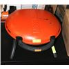 Image 1 : NAPOLEON ORANGE METAL TABLE TOP TRAVEL BBQ GRILL