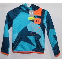 NEW  UNDER ARMOUR YOUTH SMALL  PULL OVER  HOODIE