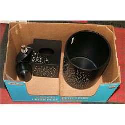 SET OF SHOWHOME BATHROOM ACCESSORIES