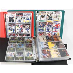 LOT OF 5 TRADING CARD BINDERS INCLUDING, WORLD OF