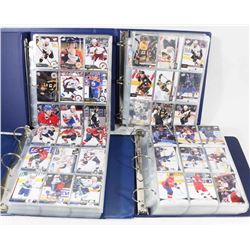 LOT OF 4 BINDERS OF UPPER DECK HOCKEY CARDS 2010,