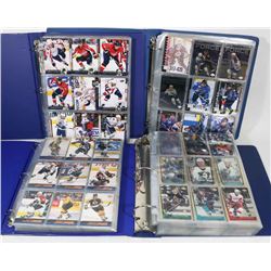 LOT OF 4 BINDERS OF UPPER DECK HOCKEY CARDS, 1997,