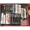 BOX OF 42 ASSORTED DVDS,