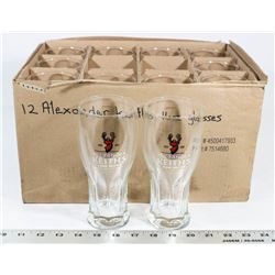 12 ALEXANDER KEITHS 16OZ GLASSES