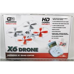 X6 DRONE WITH HD CAMERA AND CONTROLLER