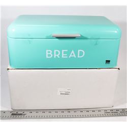 NEW TURQUOISE COLOR BREAD BIN RETRO STYLE.