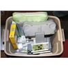 Image 1 : BIN CONTAINING Wii FITBOARD AND ASSORTMENT OF