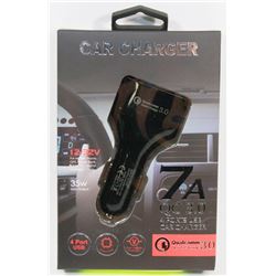 NEW UNIVERSAL 4 PORTS USB CAR CHARGER