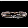 0.37 ctw Diamond Bracelet - 14KT Two Tone Gold