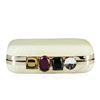 Ivory Textured Evening Clutch