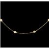 14KT Yellow Gold 0.99 ctw Diamond Necklace