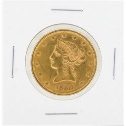 1880 $10 Liberty Gold Coin CU