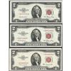 Image 1 : Lot of (3) 1953 $2 Legal Tender STAR Notes