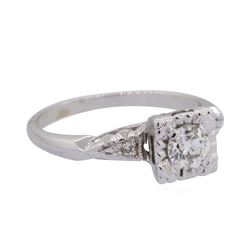 0.25 ctw Diamond Ring - 14KT White Gold