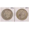 Image 1 : Lot of (2) 1896 $1 Morgan Silver Dollar Coins