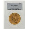 1920 $20 St. Gaudens Double Eagle Gold Coin PCGS MS62